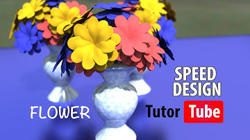 Autodesk Maya - Flowers - Speed Design