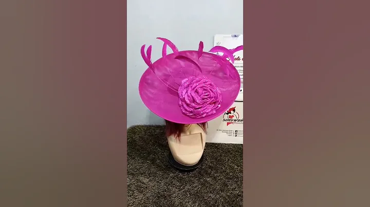 Fushia Pink Fascinator Hat, Latest and Trending for  Bride Mum, Wedding Guests in Lagos Nigeria