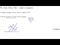 The Same Every Time Angles in Polygons Video 6