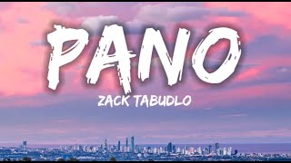 Pano - zack Tabudlo 🎶 Lyrics