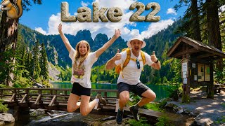 Hiking to Lake 22. The most magical forest hike. Walking Ambiance. Incredible nature.