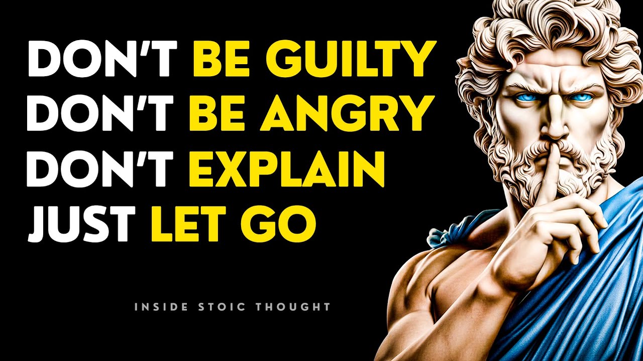 A Stoic Guide to Letting Go of People — WITHOUT Guilt or Anger | STOICISM