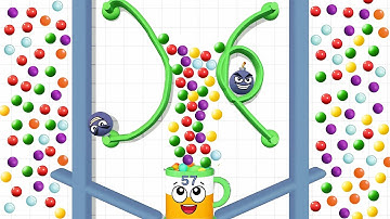 Rope and Balls - All Levels Gameplay Android, iOS (23 - 32)