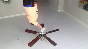 Take in the globe off my ceiling fan time lapse