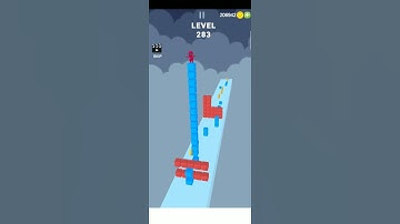 Cube stacker surfer best Android and iOS gameplay level 283