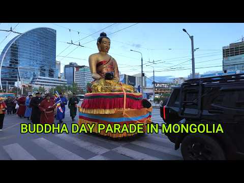 BUDDHA DAY PARADE IN MONGOLIA