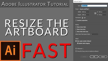 How to RESIZE Artboards in Illustrator FAST (TUTORIAL)