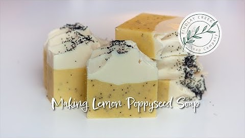 Soap Making – Lemon Poppyseed Soap | Findlay Creek Soap Company