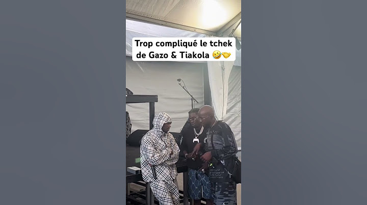 Trop compliqué le tchek de Gazo & Tiakola 🤣🤝