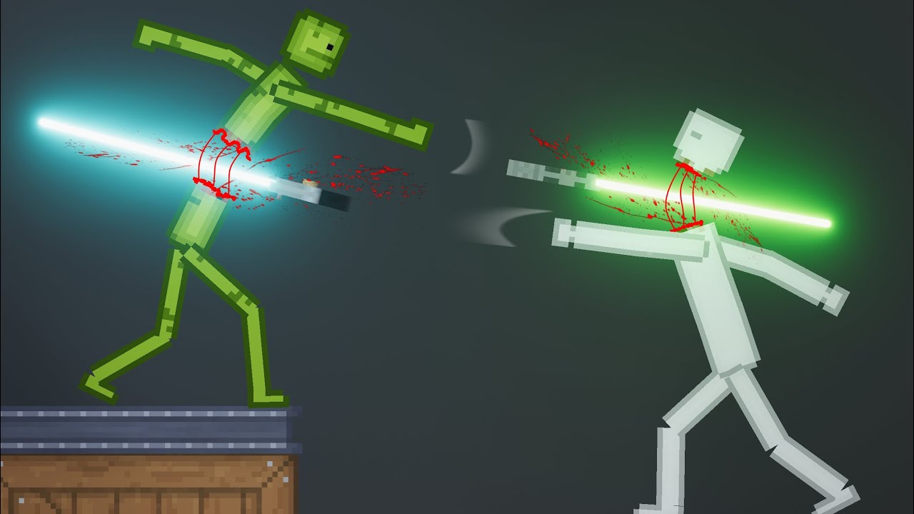 People Throwing Lightsabers At Each Other In People Playground (46)