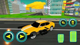 Mobil Balap Berubah Jadi Robot Badak | Game Transformasi Mobil Robot Badak screenshot 1