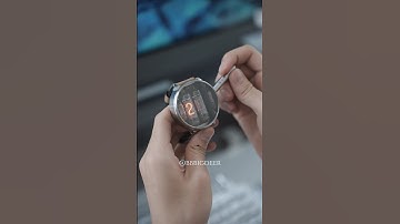 Put a retro Nixie tube into a watch. #nixietube #retro  #tech #watch #design ##stodeer#bdesktop#