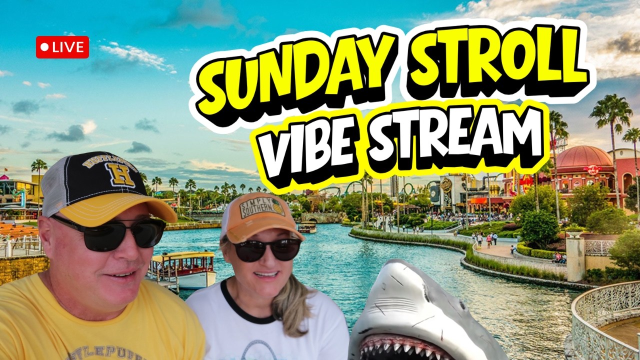 Live! Nikki on a Universal Orlando Sunday Stroll