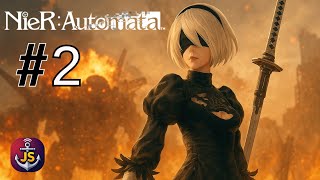 NieR: Automata [PARTE 2] - El Viaje de 2B y 9S Comienza | Gameplay en Español