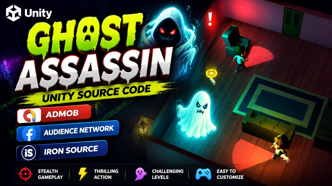 Ghost Assassin - Unity Source Code | Unity Hybrid Casual Game - YouTube