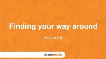 Learn Moodle Jan 2015: Finding Your Way Around