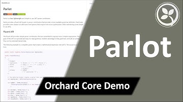 Parlot - Orchard Core Demo