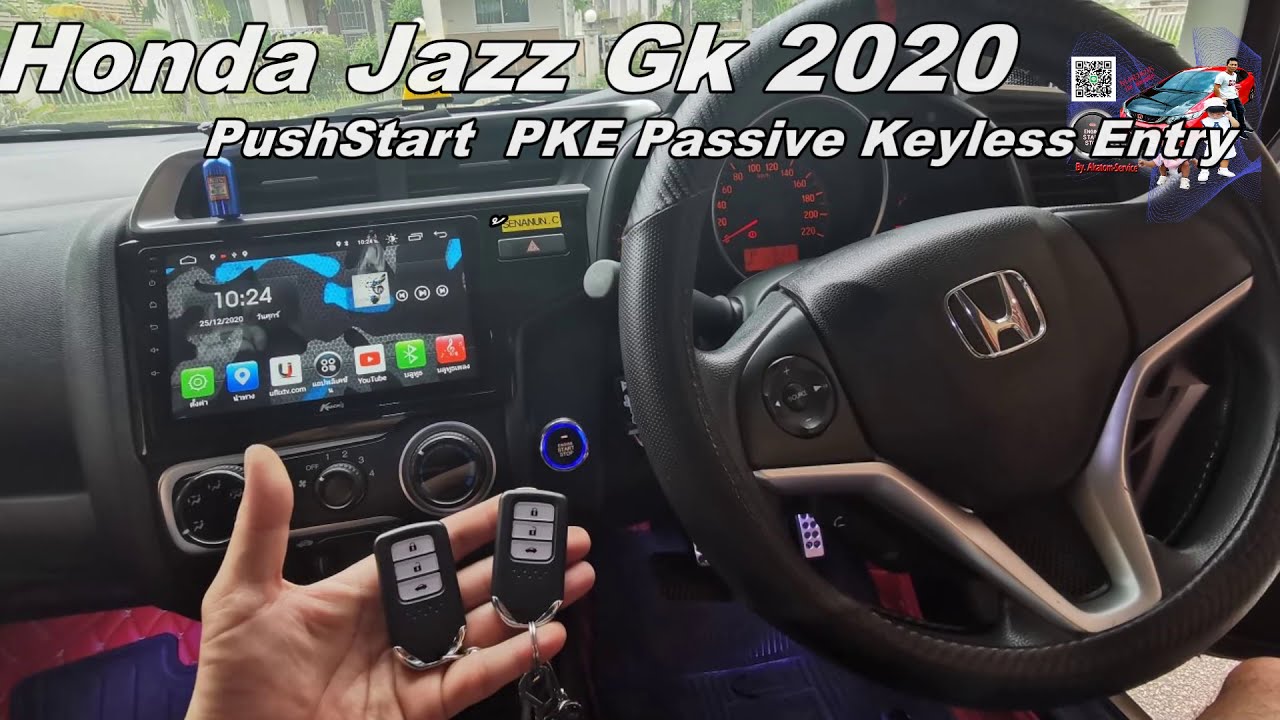 All New Honda Jazz Gk 2020 ติดตั้งระบบ Keyless Entry ...