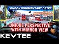 CRAZY View From An Articulated HGV In London With Mirror View