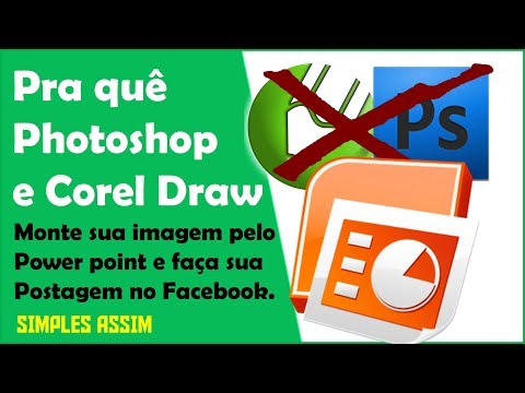 Como postar imagens feitas no power point para Facebook