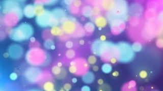 Abstract animation colorful bokeh background