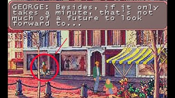 Who was that? | Broken Sword: The Shadow of the Templars | Game Boy Advance |