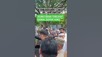 KDM KWAM VANDAAG AAN IN CIAMIS, DE GEKKE KUWU WERD GEZIEN ALS EEN WEGOPEND VOOR MENEER AING #kdm #ciamis #jabar