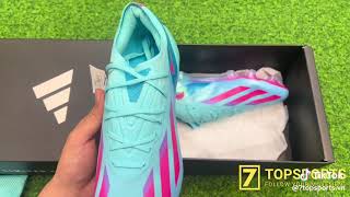 Adidas X Crazyfast Messi.1 FG - Flash Aqua/Lucid Pink/Lucid Cyan ID0069