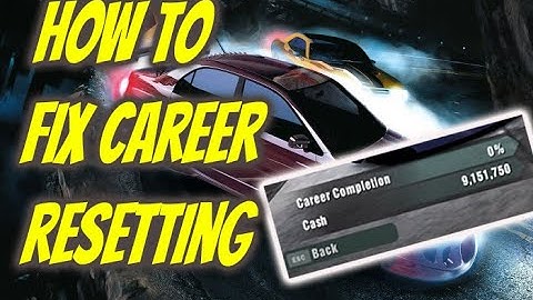 How To Fix Career Completion Resetting In Need For Speed Carbon