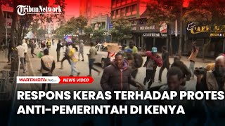 Gas air mata, pentungan, respons keras terhadap protes anti-pemerintah di Kenya