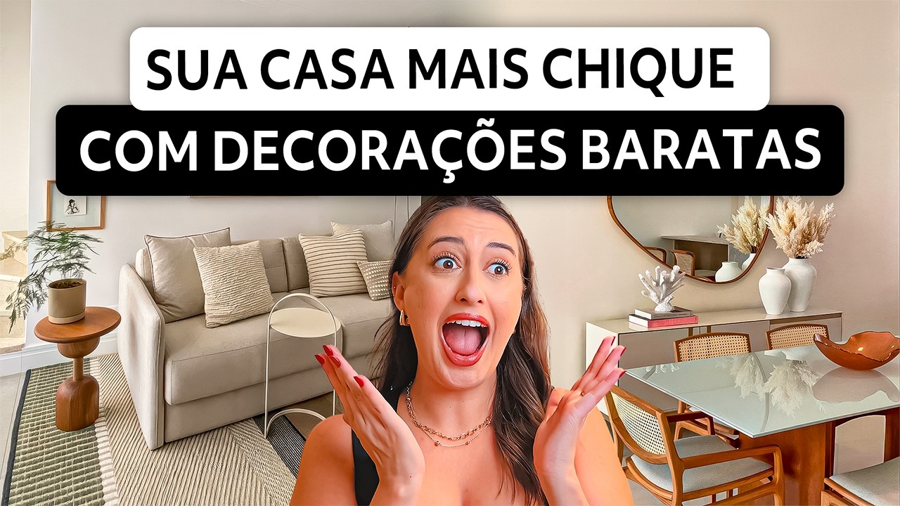 DECORAÇÕES QUE DEIXAM SUA CASA CHIQUÍSSIMAS, E SÃO SUPER BARATAS