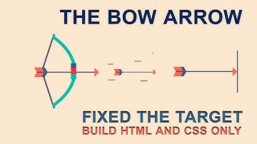 Build Bow Arrow Fixed Target Using Html and CSS Only || Coding Script