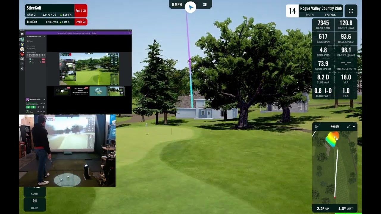 Scramble at Rogue Valley CC with D Lud Golf back 9