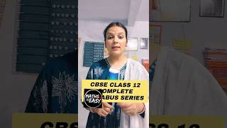 COMEBACK Series 🔥 Complete Class 12 💯 Maths #ytshorts #shorts #cbse #board2026