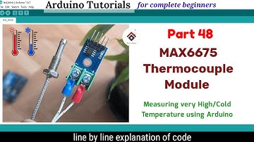 How to use MAX6675 thermocouple with Arduino [with CODE] | Measure high temperatures with MAX6675🥵🌡