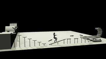3D animation - beginners obstacle course
