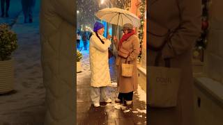 Парасолька від снігу. Львів центр, мода. #львівплощаринок