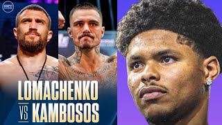 😱 Shakur Stevenson Reacts To Lomachenko Vs Kambosos Fight Sun May 12th in Australia