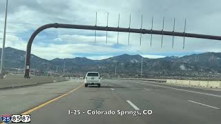 Denver to Colorado Springs I25 South Bridge Sounds Compilation