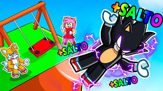 Me Converti en DARK SONIC en SIMULADOR de COLUMPIO en Roblox!