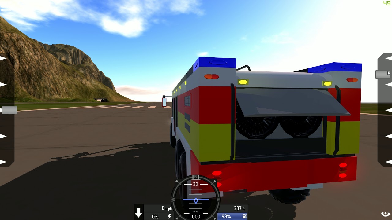 SimplePlanes Airport Fire Truck 6x6 Prototype. II - YouTube