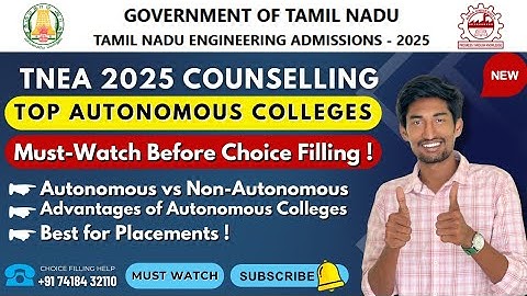 150 Autonomous Engineering College In Tamilnadu | TNEA 2025 | What is autonomous? | TTG
