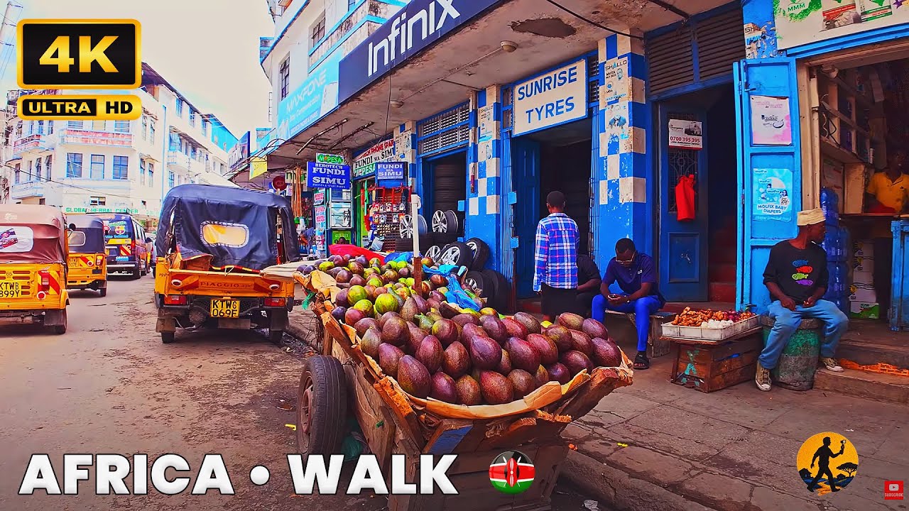 MOMBASA CITY Walking Tour 🇰🇪 | Streets, Local Life & Coastal Vibes | 4K UHD