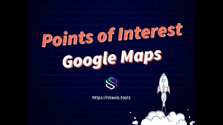 Google Maps URL Builder - Points of Interest by Staxio ⚡️ 182 views 10 months ago 12 minutes, 27 seconds