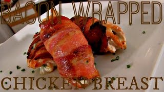 SUMMER SIZZLE  THE BURN:  BACON WRAPPED CREAM CHEESE STUFFED CHICKEN BREAST