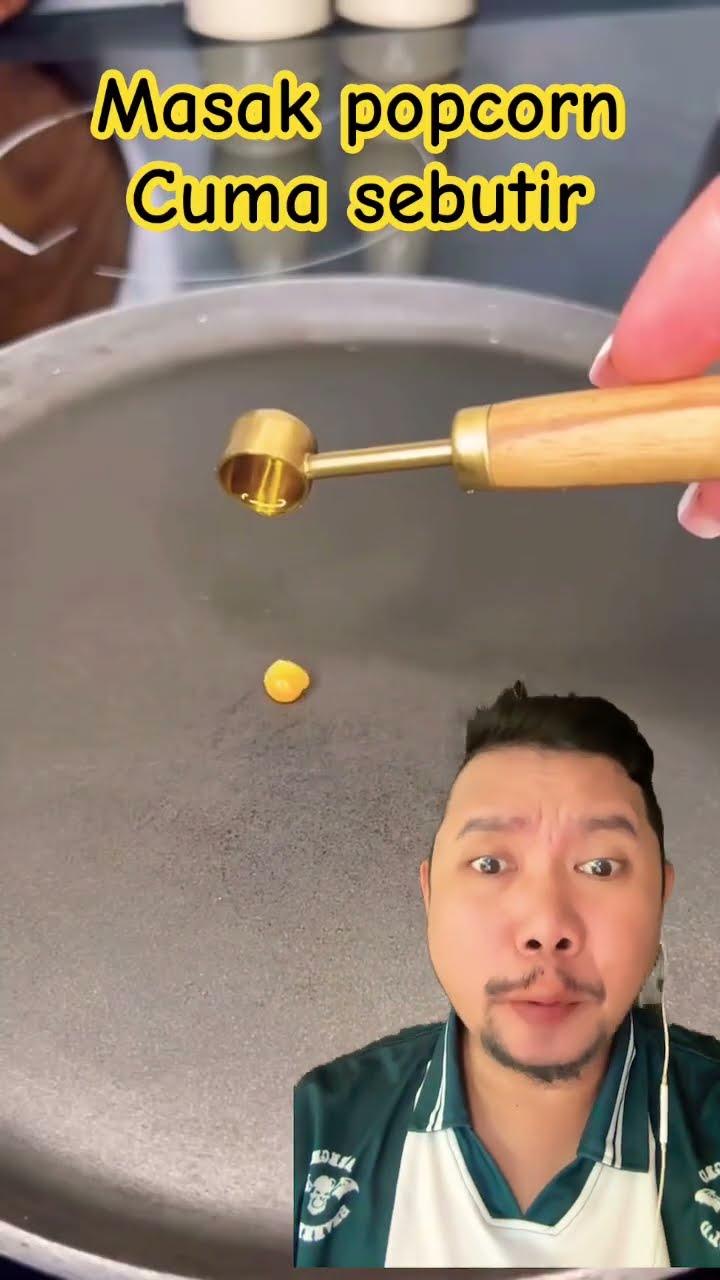 MASAK POPCORN CUMA SEBUTIR DOANG!!!?? #experiment #food #amazingfacts #shorts #shortsviral