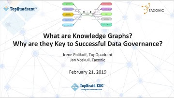 WHAT ARE KNOWLEDGE GRAPHS?  WHY ARE THEY KEY TO SUCCESSFUL DATA GOVERNANCE?