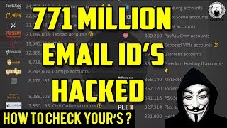 711 Million Email IDs Hacked, Here's How To Check Your's Email are Hacked Or Not!! 🔥🔥