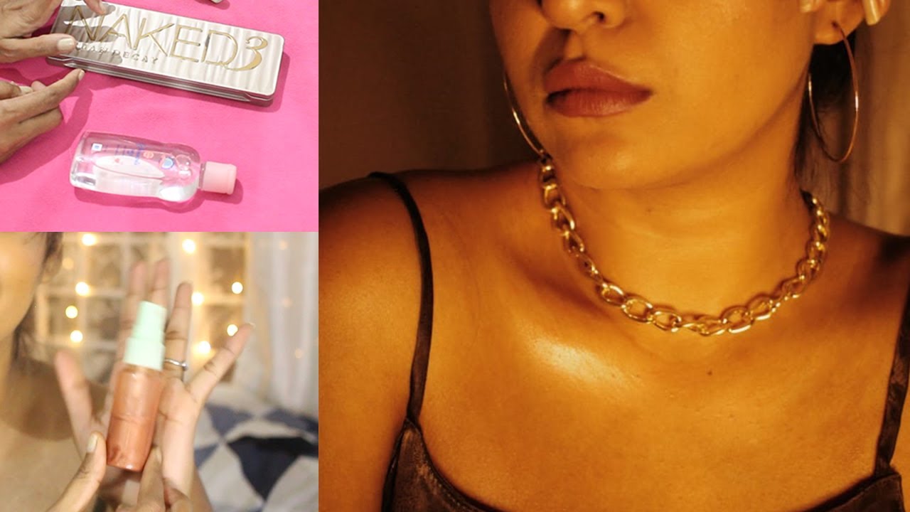 DIY Body Shimmer for just 100rs Trying viral TikTok Body Shimmer with