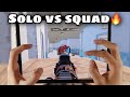 BEST GAMEPLAY in MILITARY BASE🥵IPad Air 4 Pubg Handcam🥶5 Finger Claw🔥Solo vs Squad😈